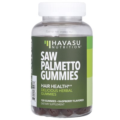 Havasu Nutrition, Saw Palmetto Gummi, malina, 120 gumzy
