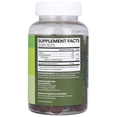 Havasu Nutrition, Saw Palmetto Gummi, malina, 120 gumzy Havasu Nutrition, Saw Palmetto Gummi, malina, 120 gumzy