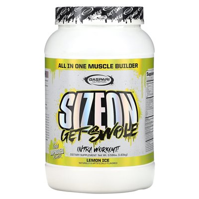 Gaspari Nutrition, Siason, wszystko w jednym budowniczym mięśni, Lemon Ice, 3,59 funtów (1,63 kg)