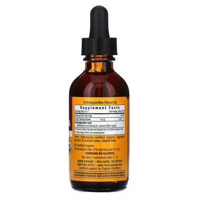 Herb Pharm, Ashwagandha, alkoholfrei, 2 Fl Oz (60 ml)