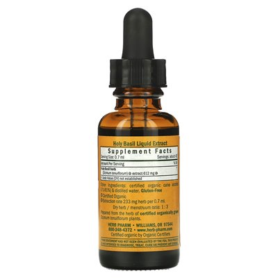 Herb Pharm, Holy Basil, 1 fl Oz (30 ml)