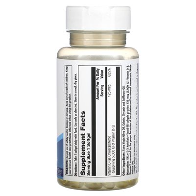 Kal, D-3, 125 MCG (5000 IE), 90 Kapseln