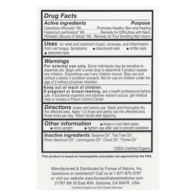 Forces of Nature, Nagelpilz, organische Pflanzenheilkunde, extra stark, 0,37 fl oz (11 ml)