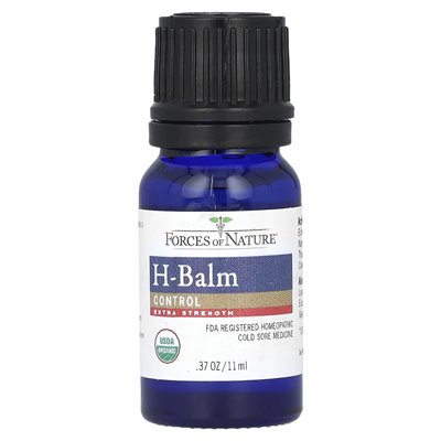 Siły przyrody, H-Balm, medycyna roślin ekologicznych, dodatkowa siła, 0,37 fl oz (11 ml) Siły przyrody, H-Balm, medycyna roślin ekologicznych, dodatkowa siła, 0,37 fl oz (11 ml)
