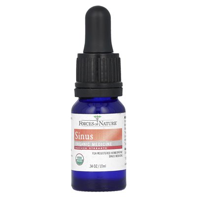 Siły natury, zatoki, organicznej medycyny roślin, maksymalna siła, 0,34 fl oz (10 ml)