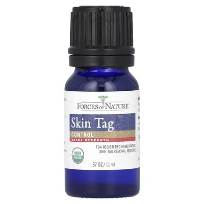 Siły natury, znacznika skóry, organiczna medycyna roślin, dodatkowa siła, 0,37 fl oz (11 ml)