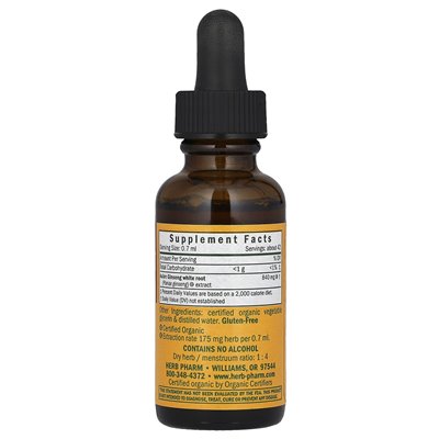 Herb Pharm, azjatyckie żeń-szeń, bez alkoholu, 1 fl oz (30 ml)