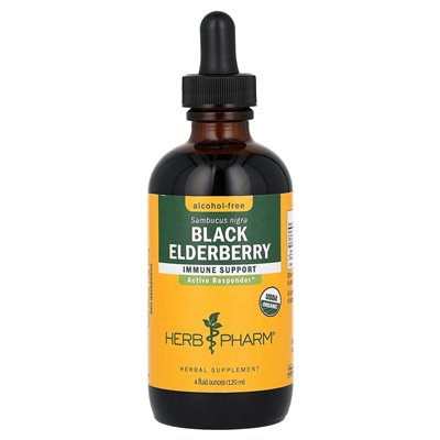 Herb Pharm, Black Bronberry, bez alkoholu, 4 fl oz (120 ml)
