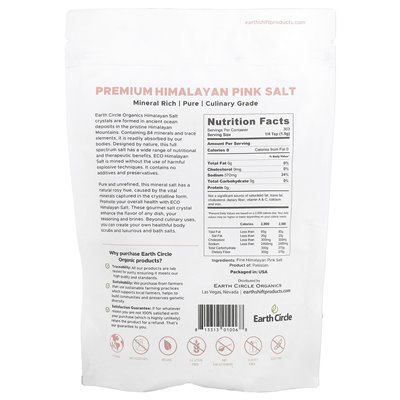 Earth Circle Organics, Premium Himalaya-Rosasalz, 16 Unzen (453,4 g)
