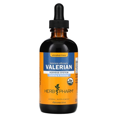 Herb Pharm, Valerian, bez alkoholu, 4 fl Oz (120 ml)
