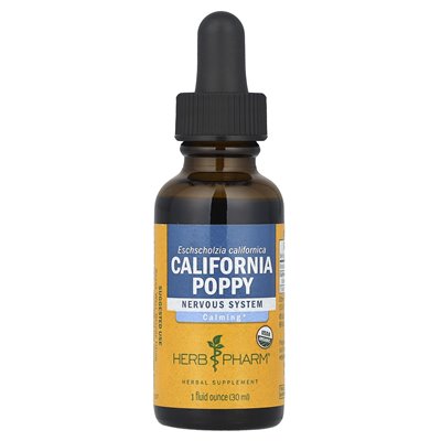 Herb Pharm, California Poppy, 1 Fl Oz (30 ml)
