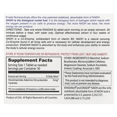 Enada, Nadh 5x, 5 mg, 30 Tabletten