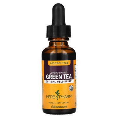 Herb Pharm, zielona herbata, bez alkoholu, 1 Fl Oz (30 ml)