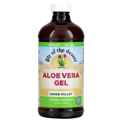 Lily of the Desert, Aloe Vera Gel, Inner Fillet, 16 fl oz (473 ml) Lily of the Desert, Aloe Vera Gel, Inner Fillet, 16 fl oz (473 ml)