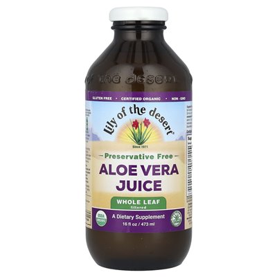 Desert Lily, Aloe Vera Juice, Whole Leaf, Filtered, 16 fl oz (473 ml)