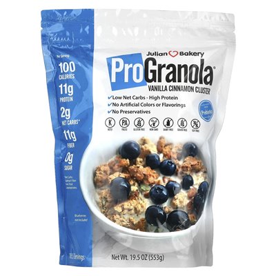 Julian Bakery, Pro Granola, Vanille-Zimt-Cluster, 19,5 oz (553 g)