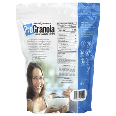 Julian Bakery, Pro Granola, Vanille-Zimt-Cluster, 19,5 oz (553 g)