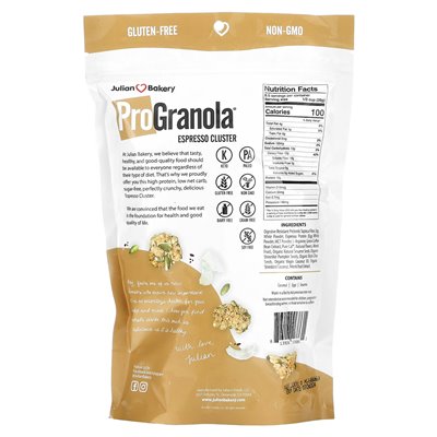 Julian Bakery, Progranola, Espresso Cluster, 9 oz (255 g)