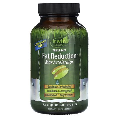 Irwin Naturals, Triple-Diet Reduction MAX Accelerator, 72 Liquid Softgels