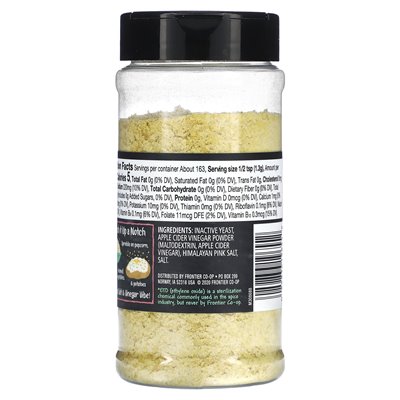 Frontier Co-op, Premium-Nährhefe, Himalaya-Salz und Apfelessig, 7,51 oz (213 g)