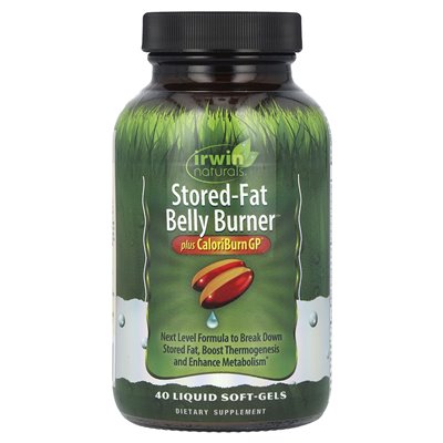 Irwin Naturals, zorganizowana tłuszcz w paleniu brzucha, a także Caloriburn GP®, 40 płynnych miękkich żelazek