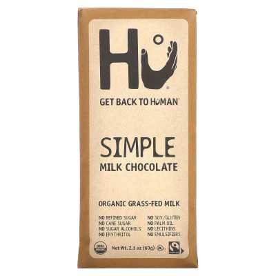 HU, plain milk chocolate, 2.1 oz (60 g)