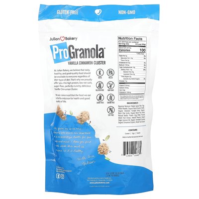 Julian Bakery, Progranola, Vanille-Zimt-Cluster, 9 oz (255 g)