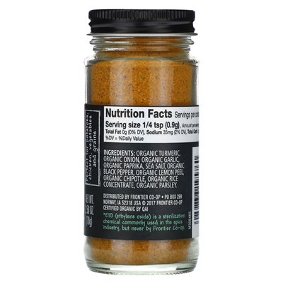 Frontier Co-op, würzige Bio-Kurkuma-Mischung, 2,50 oz (70 g)