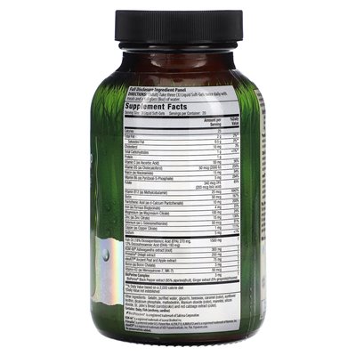 Irwin Naturals, testosteron w górę, wytrzymałość i rozmiar, 60 płynów miękkich