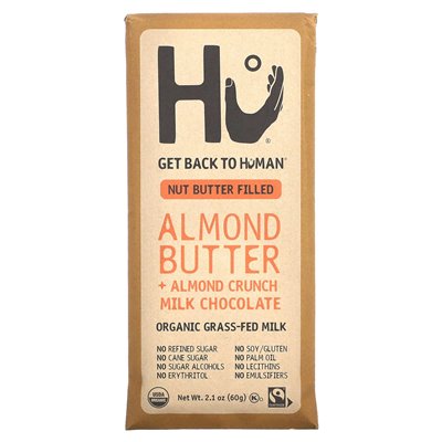 HU, Almond Butter + Crunch Crunch Chocolate, 2.1 oz (60 g)