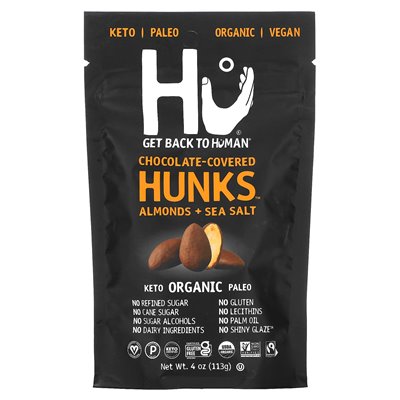 Hu, chocolate cadres, almonds + sea salt, 4 oz (113 g)