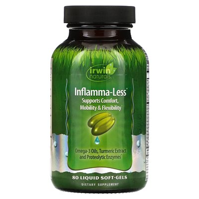 Irwin Naturals, Non-Flame, 80 Liquid Soft Iron