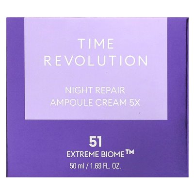 Missha, Time Revolution, Nocna naprawa Ampoule Cream 5x, 1,69 Fl Oz (50 ml) Missha, Time Revolution, Nocna naprawa Ampoule Cream 5x, 1,69 Fl Oz (50 ml)