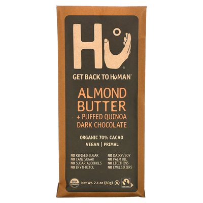 Hu, masło migdałowe + dmuchana komoso komosowa, 2,1 uncji (60 g)
