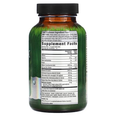 Irwin Naturals, Urgent Rescue, Mega Vita-C + Rosehips & Zinc, 60 Liquid Soft Wets