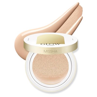 Missha, Glow Cushion, Nr. 21 Vanille, 0,49 oz (14 g)