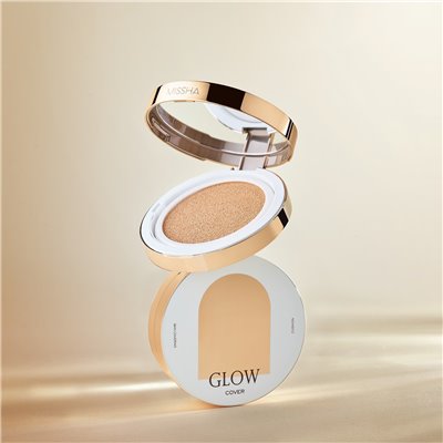 Missha, Glow Cushion, Nr. 21 Vanille, 0,49 oz (14 g)