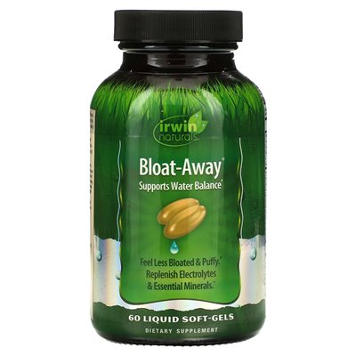 Irwin Naturals, wzdęcia, 60 płynnych miękkich żelazów Irwin Naturals, wzdęcia, 60 płynnych miękkich żelazów