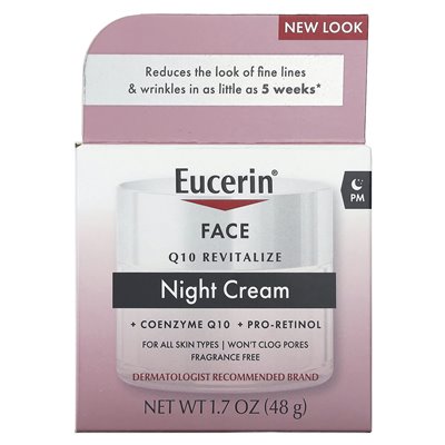 Eucerin, Gesicht, Q10 Revitalize, Nachtcreme, parfümfrei, 1,7 fl oz (48 g)