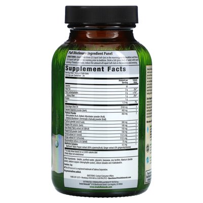 Irwin Naturals, dodatkowa wytrzymałość okrężnicy, 60 płynnych miękkich żelazów