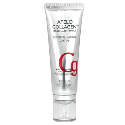 Missha, Atelo Collagen, Power Plumping Cream, 1.35 Fl Oz (40 ml)