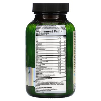 Irwin Naturals, Klinicznie Udowodniona Verisol Kolagen Piękność, 80 Płynnych Miękkich Żelów Irwin Naturals, Klinicznie Udowodniona Verisol Kolagen Piękność, 80 Płynnych Miękkich Żelów