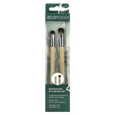 Ecotools, Stärkendes Augenpinsel-Set, 2-teiliges Set Ecotools, Stärkendes Augenpinsel-Set, 2-teiliges Set