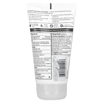 Eucerin, dziecko, krem ​​do pomocy egzematycznej, 5 uncji (141 g)