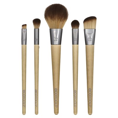 Ecotools, Start Your Day Beautifully-Bürste, 5-teiliges Set und Dosenaufbewahrung Ecotools, Start Your Day Beautifully-Bürste, 5-teiliges Set und Dosenaufbewahrung