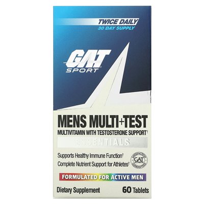 GAT, męski test multi +, 60 tabletek