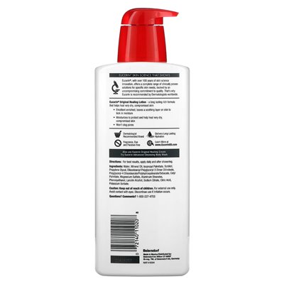 Eucerin, Oryginalna Maść Lecznicza, Bezzapachowa, 16,9 uncji (500 ml)