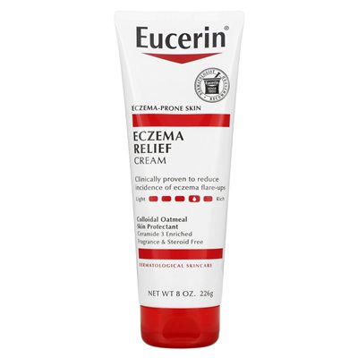 Eucerin, Egzema Relief Cream, zapachowy, 8 uncji (226 g)