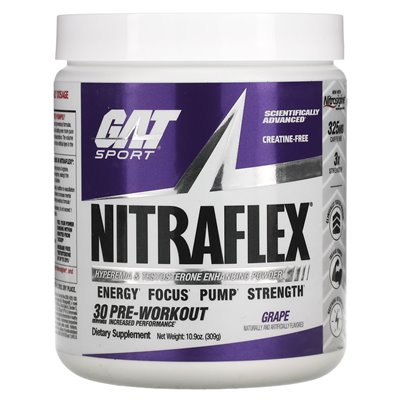 GAT, Sport, Nitraflex, winogrona, 10,9 uncji (309 g)