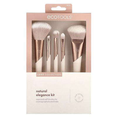 Ecotools, Luxe Collection, Natural Elegance Kit, 5 -częściowy zestaw Ecotools, Luxe Collection, Natural Elegance Kit, 5 -częściowy zestaw